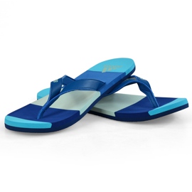 Ciabatte Adidas Eezay Striped BA8808 blu navy blu 2