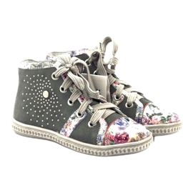 Scarpe per bambini con strass 84254 grigio bartek 4