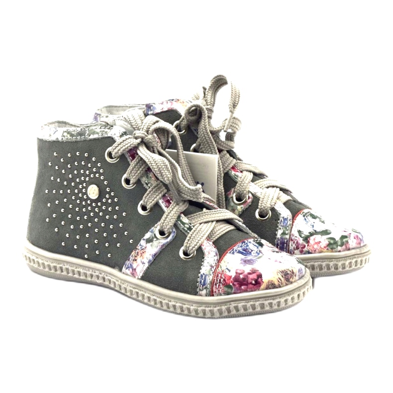 Scarpe per bambini con strass 84254 grigio bartek 4