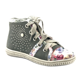 Scarpe per bambini con strass 84254 grigio bartek 1