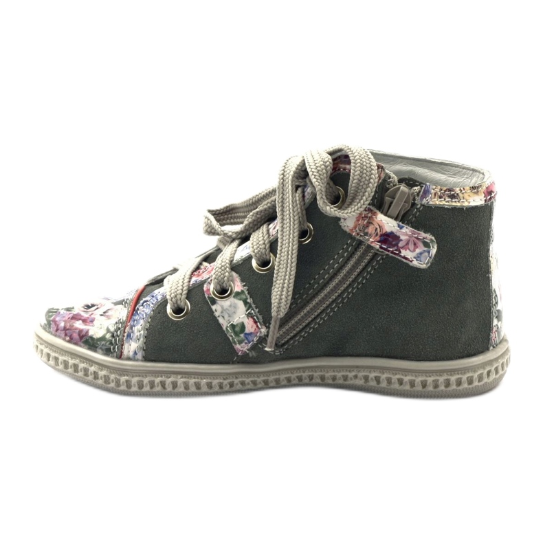 Stivali, scarpe per bambini con strass Bartek 87254 rosa grigio 2