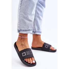 Pantofole da donna Big Star FF274A200 Nere incolore 2