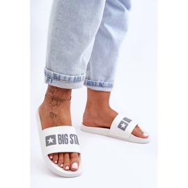 Pantofole da donna Big Star FF274A199 Bianco 2