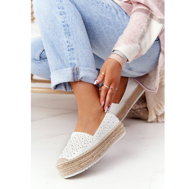 S.Barski Espadrillas Sulla Piattaforma Di Paglia S. Bararski Bianco bianca 1
