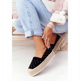 S.Barski Espadrillas On The Straw Platform S. Bararski Black nero 1