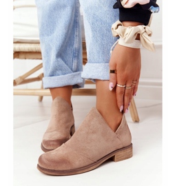 PS1 Stivali Da Donna Con Intagli Beige Hillary marrone 2