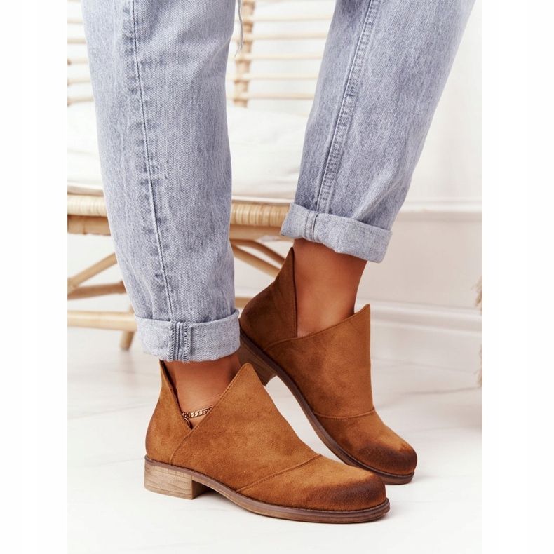 PS1 Stivali da donna con cut-out di Camel Hillary marrone 1