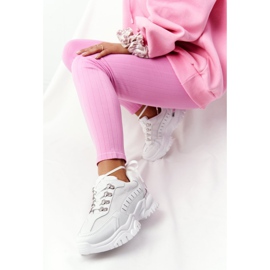 PS1 Sneakers Da Donna Su Suola Larga Bianco Good Mood bianca 2