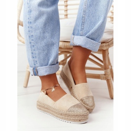 S.Barski Espadrillas Sulla Piattaforma Di Paglia S. Barski Beige 1