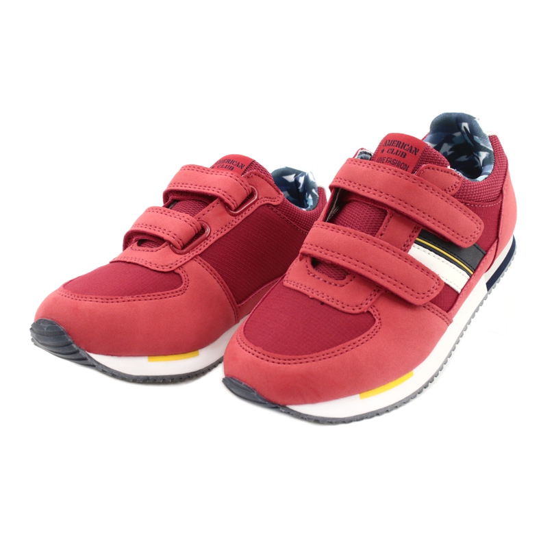 American Club Scarpe sportive RH24 rosse americane rosso 2
