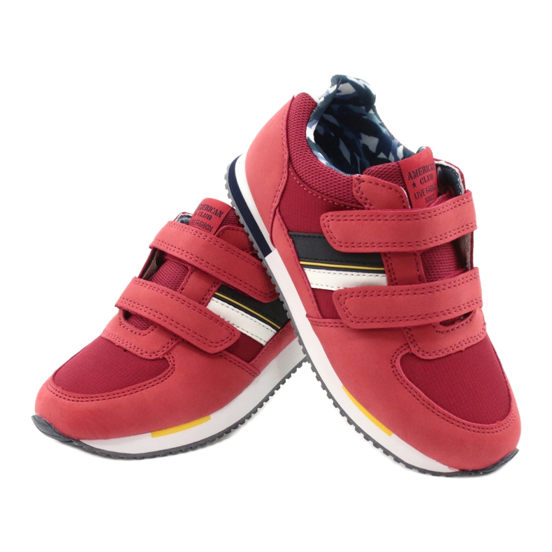 American Club Scarpe sportive RH24 rosse americane rosso 4