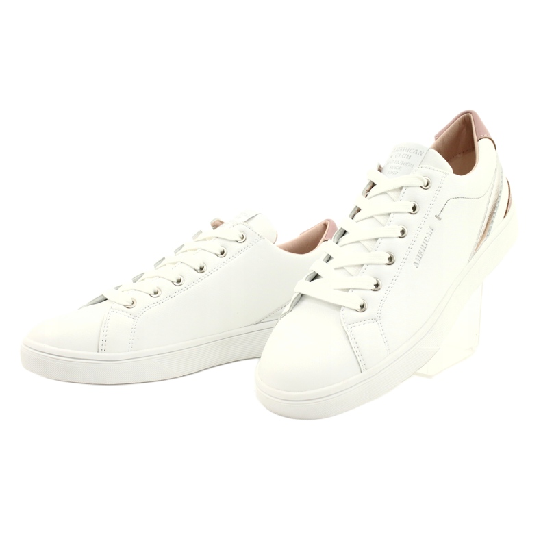 Sneaker sportive American Club RH12 bianche bianca 2