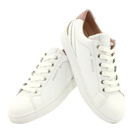 Sneaker sportive American Club RH12 bianche bianca 4