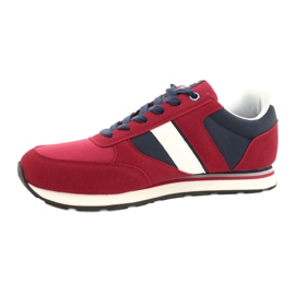 Scarpe sportive da uomo American club RH14 bianco rosso blu navy 1