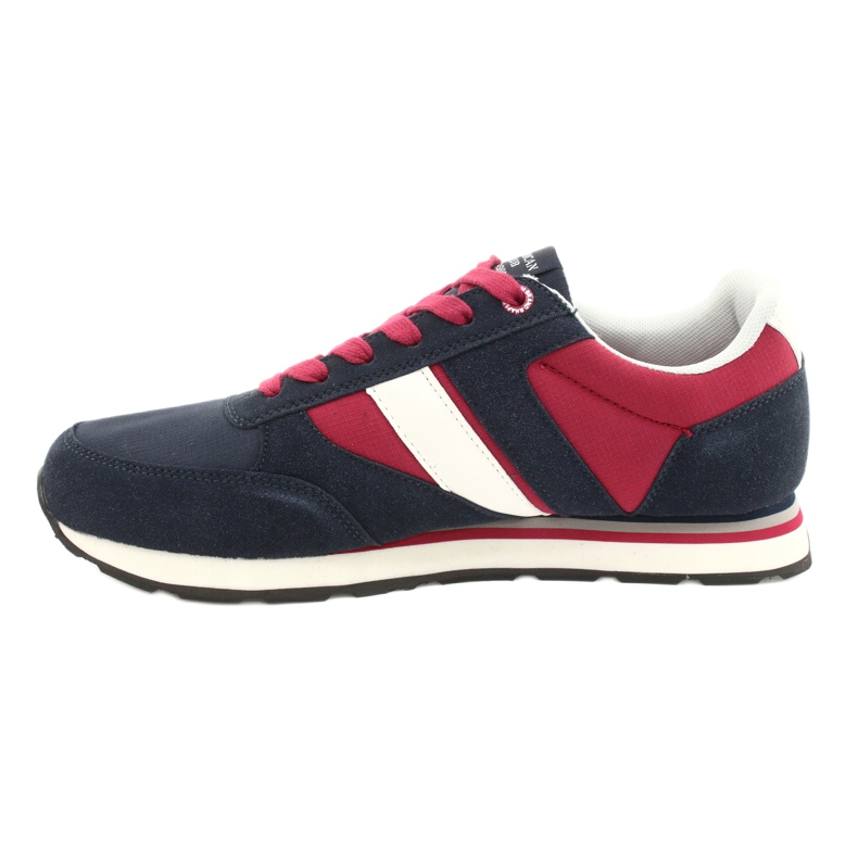 Scarpe sportive da uomo American club RH14 bianco rosso blu navy 1