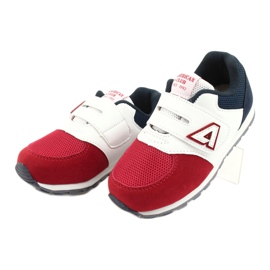 American Club Scarpe sportive per bambini Inserto in pelle BS01 BS02 ROSSO multicolore 1