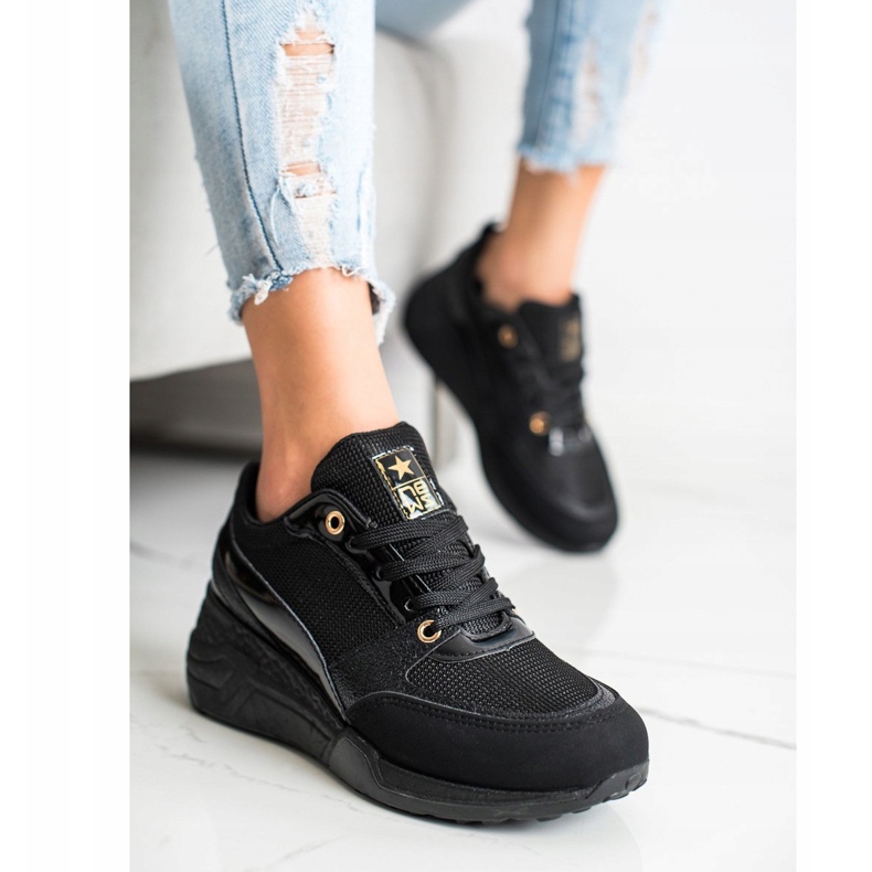 SHELOVET Sneakers Nere Classiche nero 1