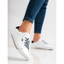 Filippo Sneakers in pelle alla moda bianco 2
