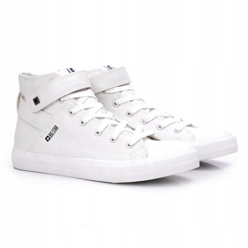 Sneakers Alte Da Uomo Big Star Bianche Y174024 bianco 1