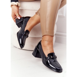 Décolleté eleganti su tacchi alti S.Barski Premium Black nero 1
