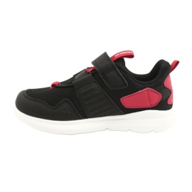 Scarpe sportive con sottopiede in pelle American Club AA06 nero 1