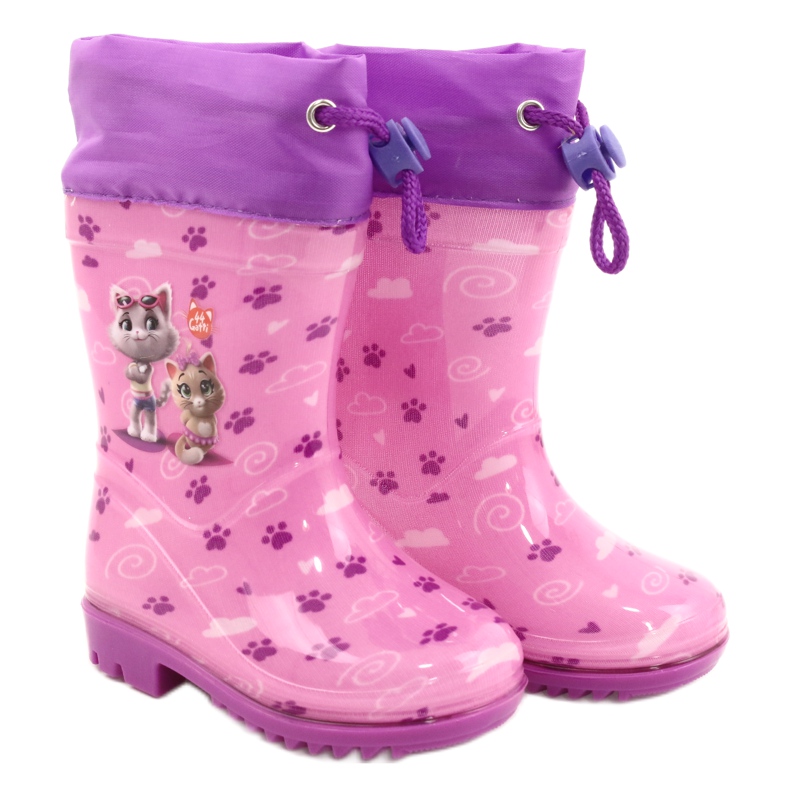 American Club Galosce gattini rosa americani KAL05 viola 4