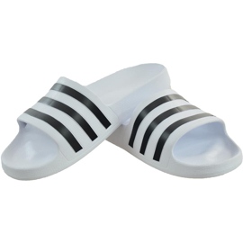 Ciabatte Adidas Adilette Aqua bianche F35539 ['bianco nero'] bianca 1