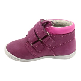 Mazurek Scarpe sportive in pelle con velcro 1355 fucsia-rosa 1