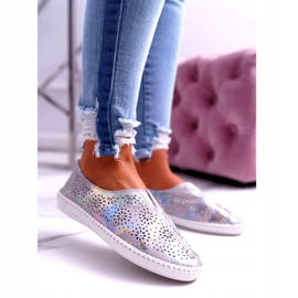 Jezzi Sneakers grigio da donna Inserto comfort 1