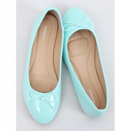 Ballerine laccate menta 1JB-18181 Verde 1