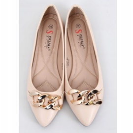 Ballerine beige con catena CD82P Beige 1