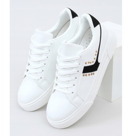 Sneakers da donna bianche 1063 Black bianco nero 1
