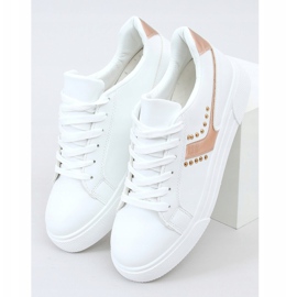 Sneakers da donna bianche 1063 Champagne bianco 1