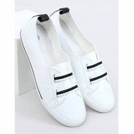 Sneakers da donna bianche 6284 Nere bianco nero 1