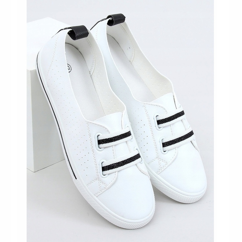 Sneakers da donna bianche 6284 Nere bianca nero 1