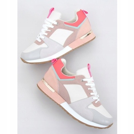 Scarpe sportive multicolori B0-671 Bianco multicolore 1