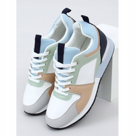 Scarpe sportive multicolori B0-671 Blu multicolore 1