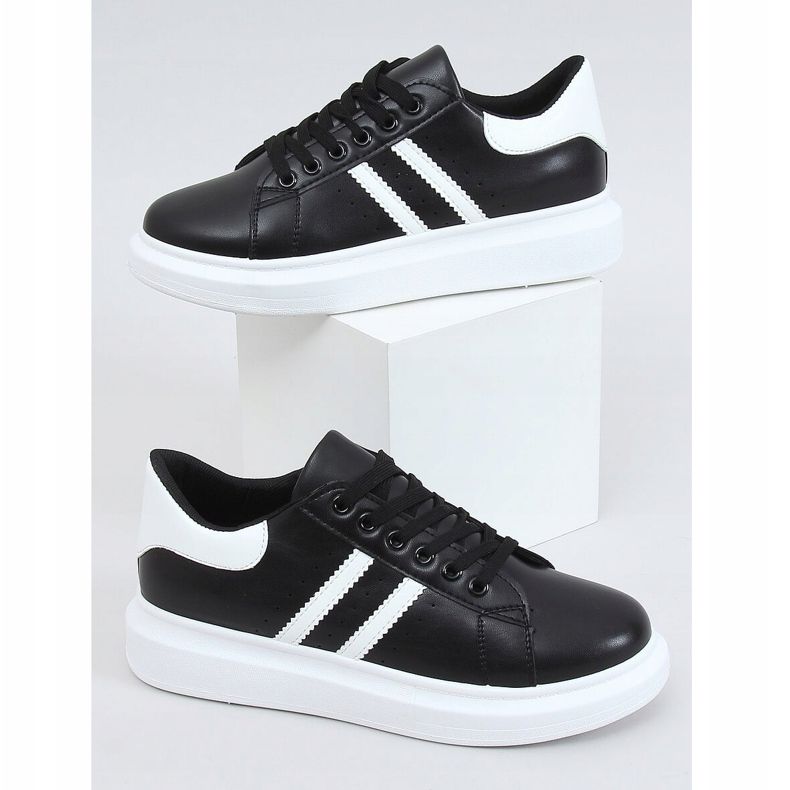Sneakers nere da donna VL139P NERO/BIANCO bianca 1
