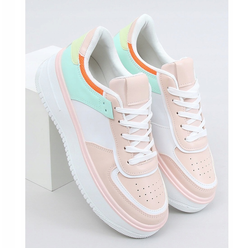 Scarpe sportive da donna multicolor 205062 ROSA / VERDE multicolore 1