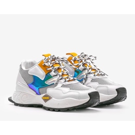 Sneakers Holly bianche e nere bianco nero 1