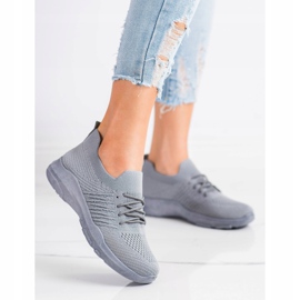 SHELOVET Comode scarpe sportive grigie grigio 1