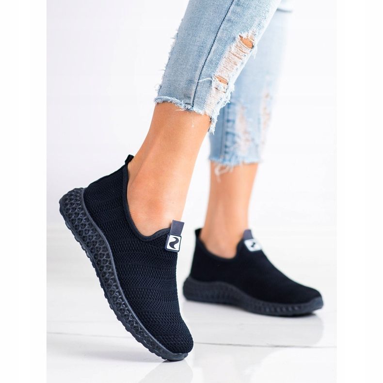 SHELOVET Slipon traforati primaverili blu 2