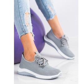 SHELOVET Scarpe sportive casual grigio 2