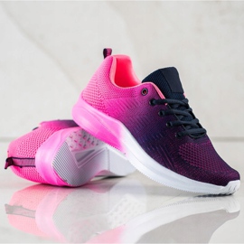 Bona Sneakers Con Effetto Ombre viola blu navy rosa 1