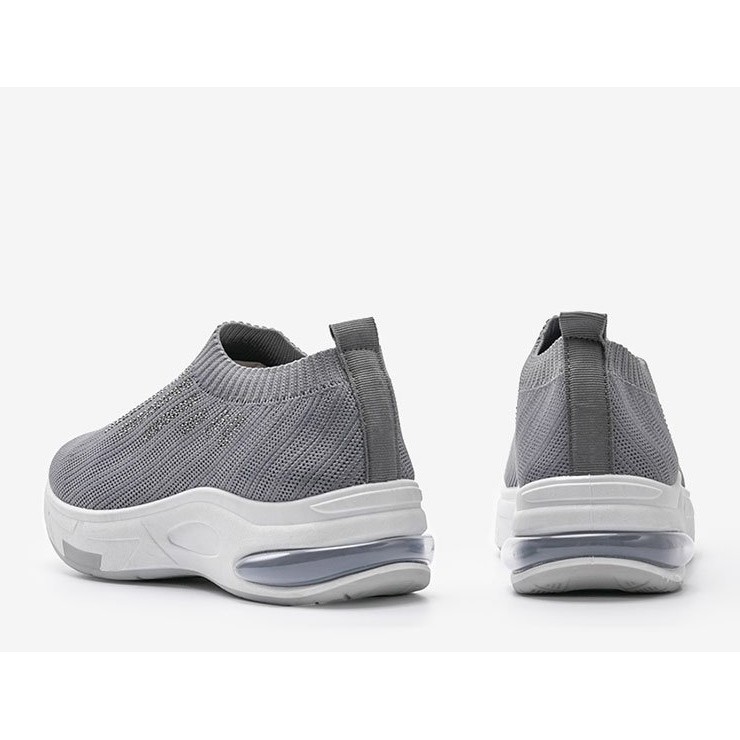 Sneakers sportive grigie Lolly grigio 1