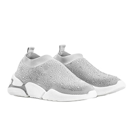 Eva argento slip-on scarpe sportive d'argento 1