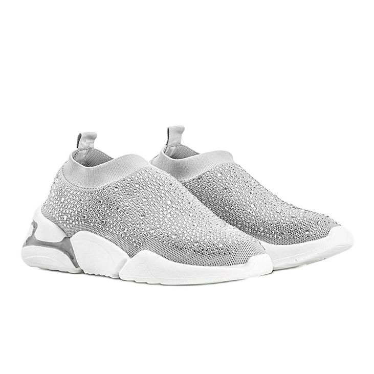 Eva argento slip-on scarpe sportive 1