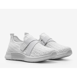 Scarpe sportive slip-on Akira bianche bianco 1
