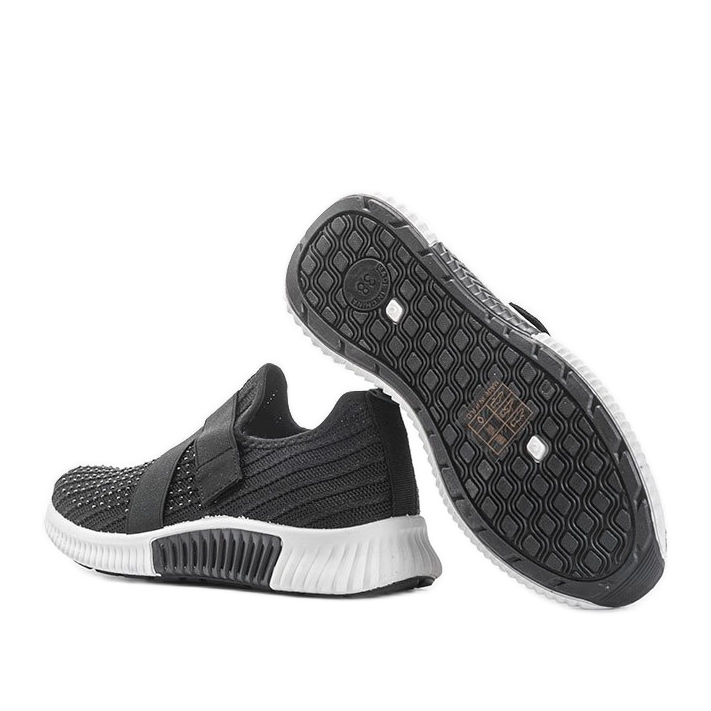 Scarpe sportive slip-on Akira nere nero 1