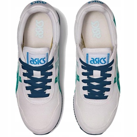 Asics Tiger Runner Gs bianco e blu 1204A015 100 scarpe per bambini multicolore 1